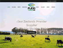 Tablet Screenshot of flexitanksnz.com